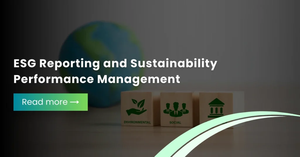 ESG Reporting and Sustainability Performance Management