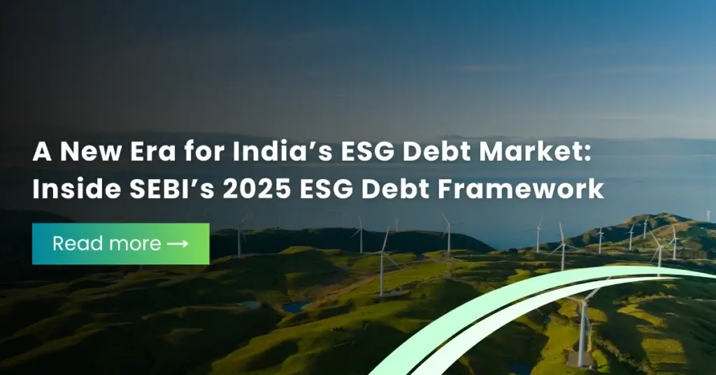 SEBI’s 2025 ESG Debt Framework