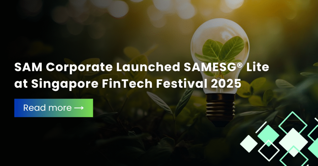 SAM Corporate Launched SAMESG® Lite at Singapore FinTech Festival 2025