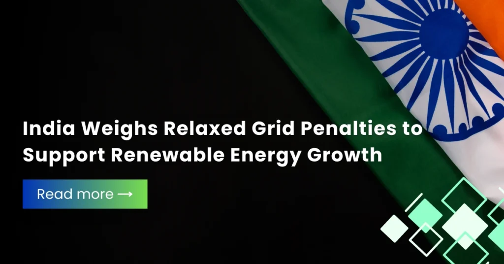India Weighs Relaxed Grid Penalties to Support Renewable Energy Growth
