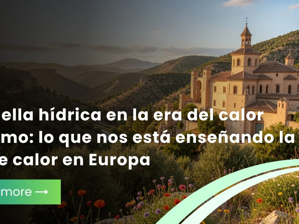 La huella hídrica en la era del calor extremo: lo que nos está enseñando la ola de calor en Europa