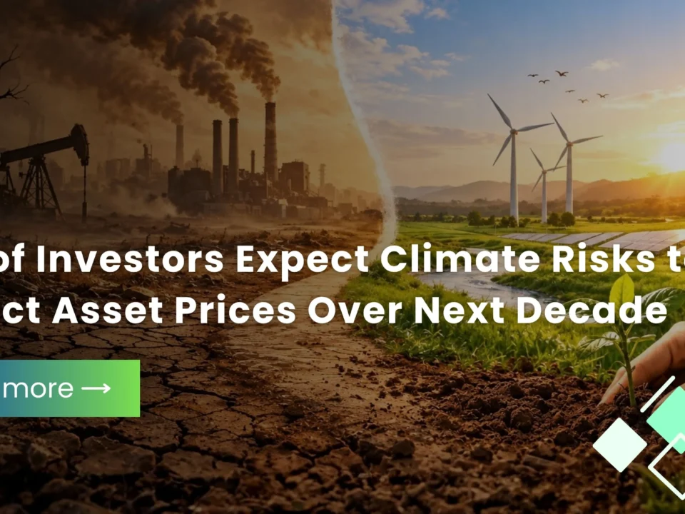 82% of Investors Expect Climate Risks to Impact Asset Prices Over Next Decade