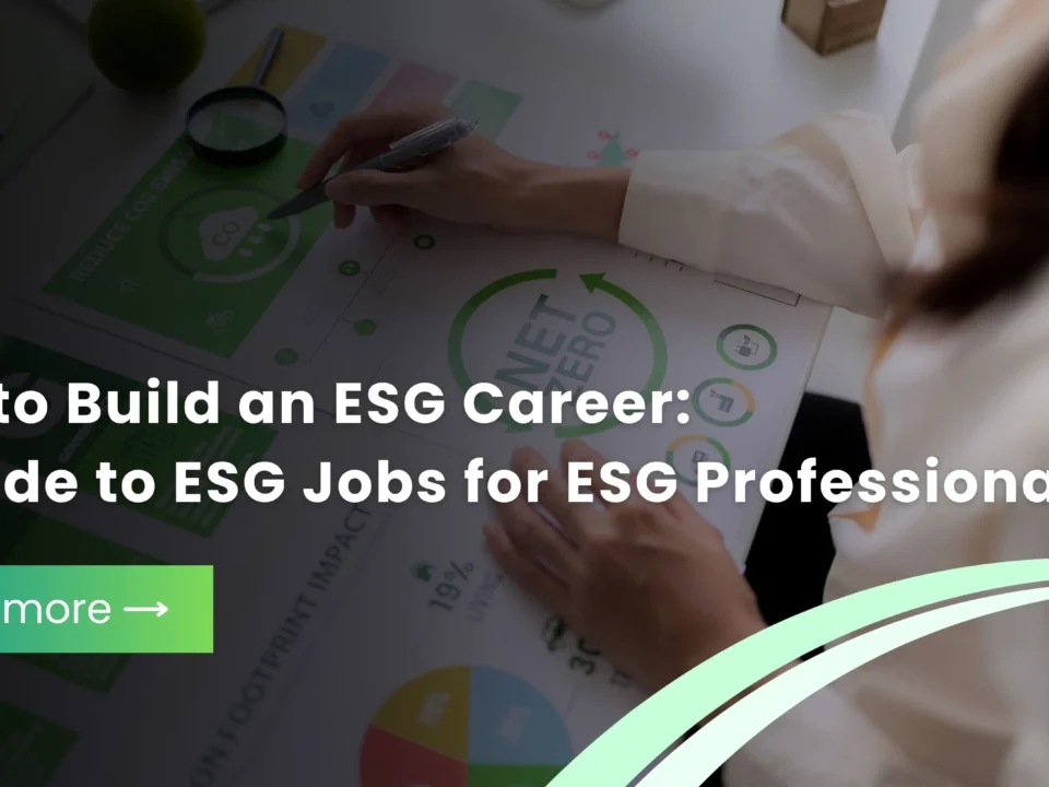 How to Build an ESG Career A Guide to ESG Jobs for ESG Professionals